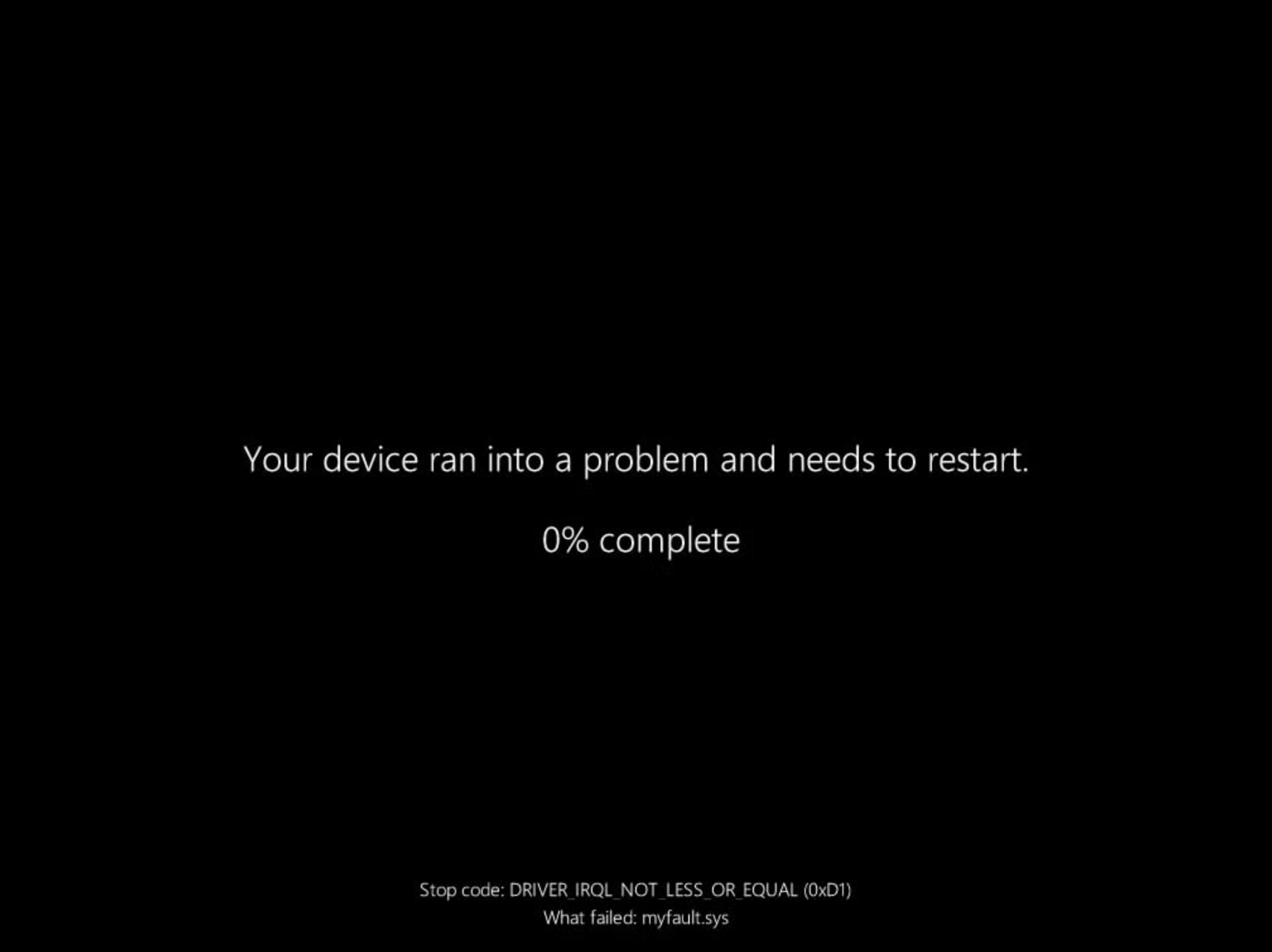 BSOD Black screen windows 11 windows error code windows 11