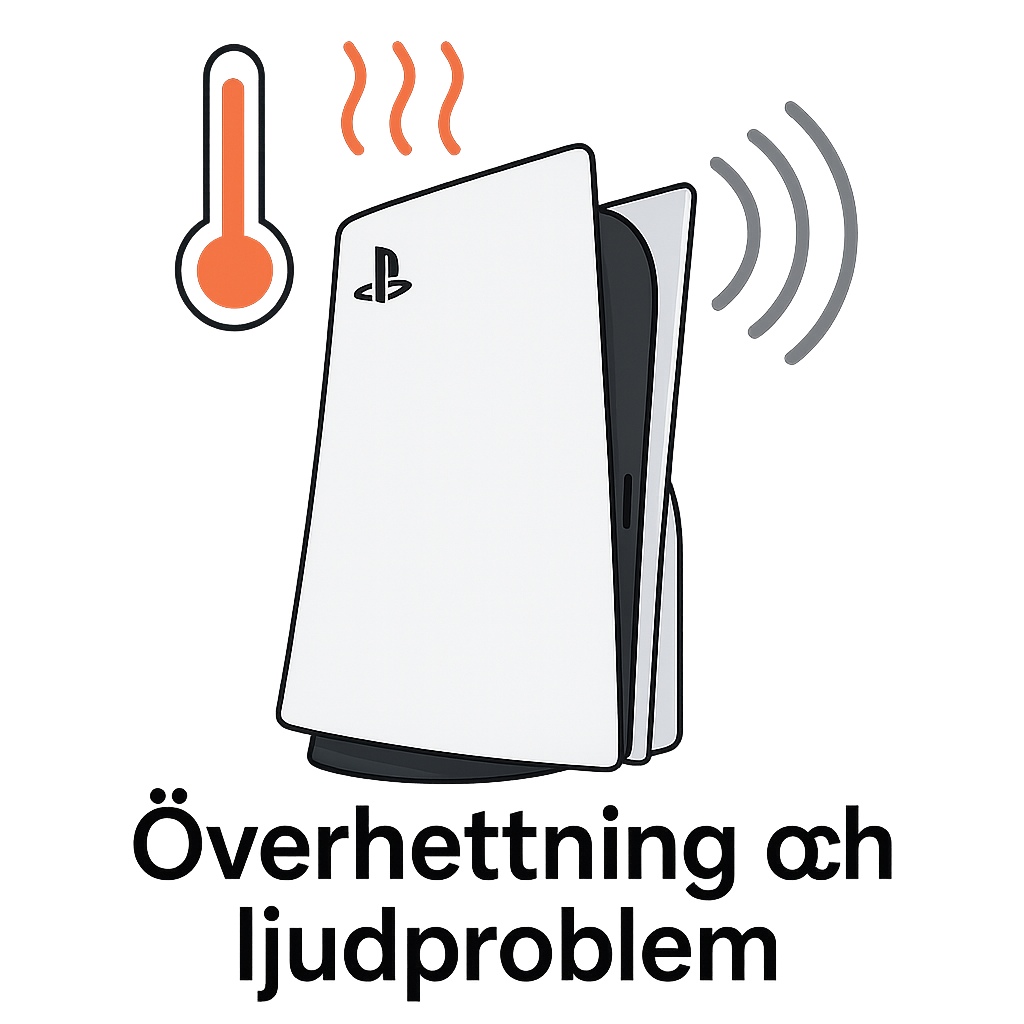 Överhettning högt ljud Playsation Överhettning/högt ljud