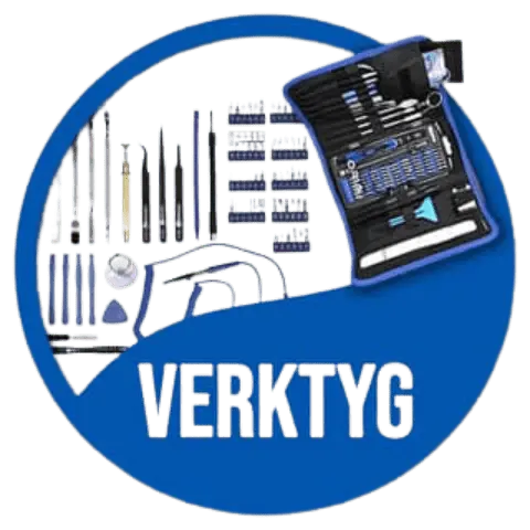 Verktyg för iPhone reparation – skruvmejslar, öppningsverktyg och reservdelar