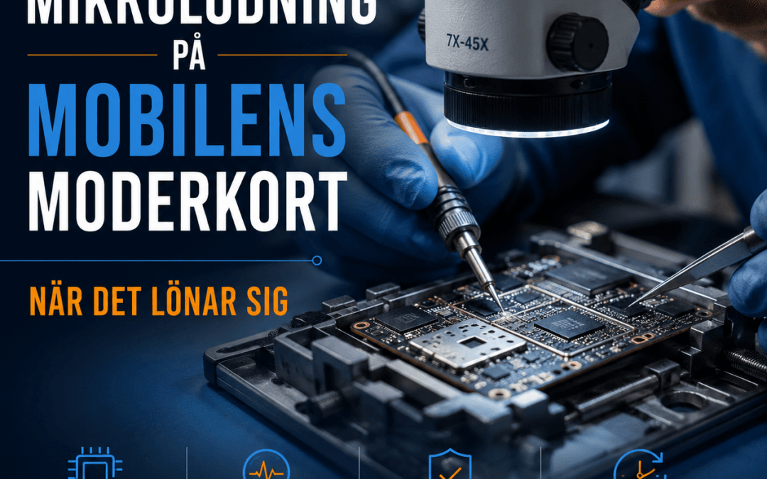 Mikrolödning mobil moderkort – när det lönar sig