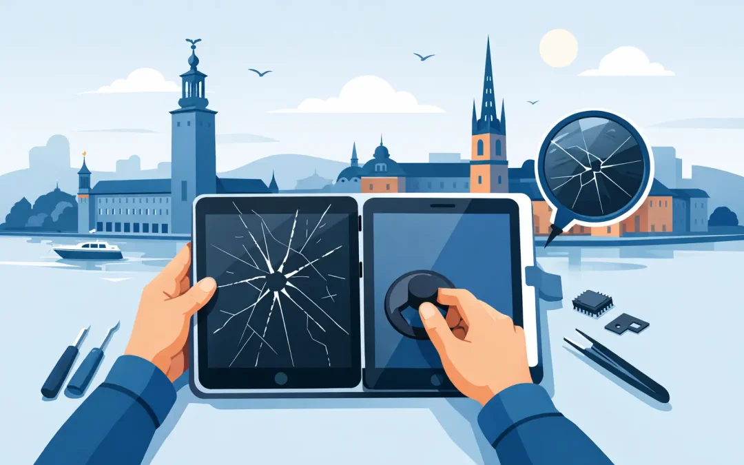 iPad skärmbyte i Stockholm – vad du ska tänka på