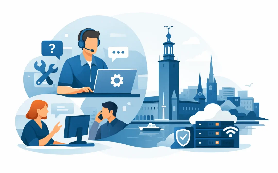 IT support småföretag Stockholm – rätt hjälp