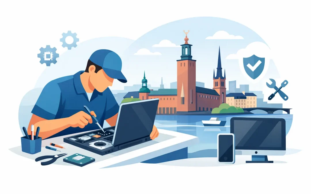 Laga dator Stockholm – snabbt och rätt