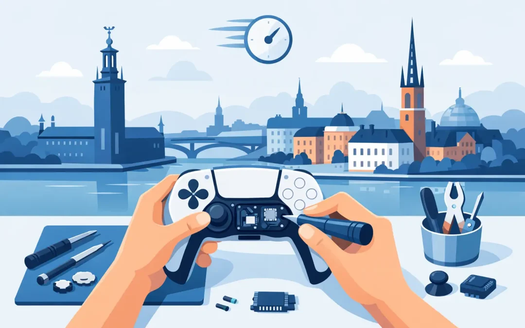 Laga PS5 kontroll i Stockholm – snabb hjälp