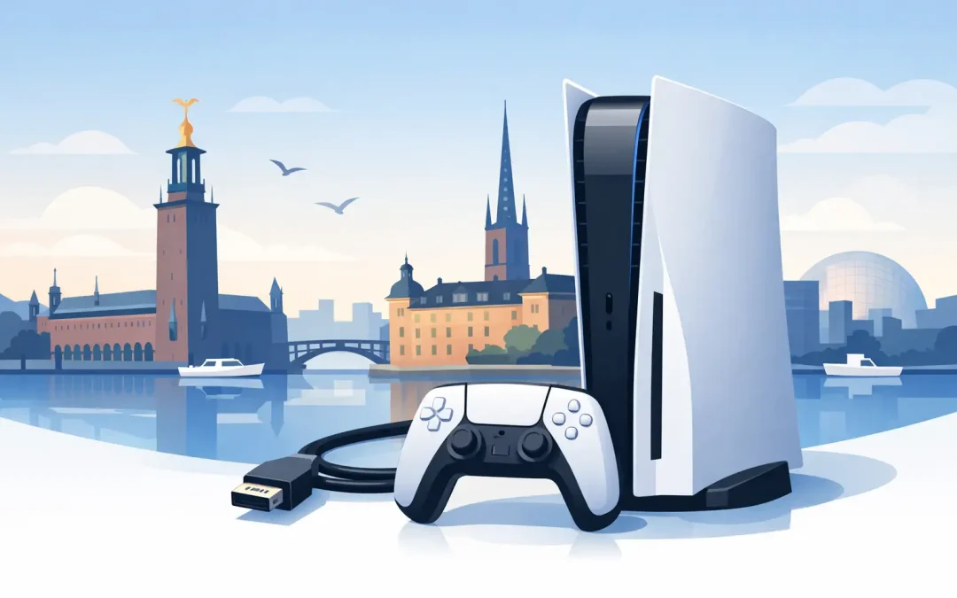 PS5 HDMI-byte i Stockholm