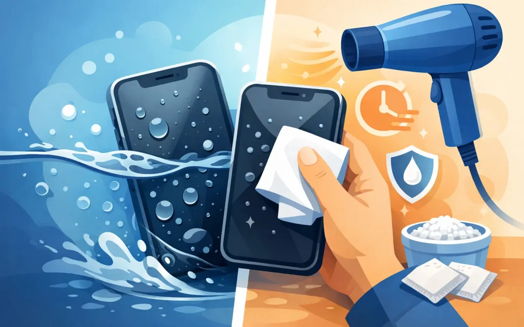 Rädda vattenskadad iPhone snabbt