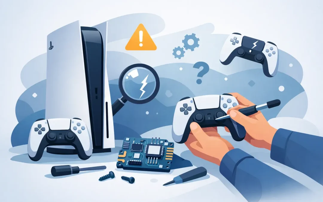 Reparera PS5 – vanliga fel och rätt lösning