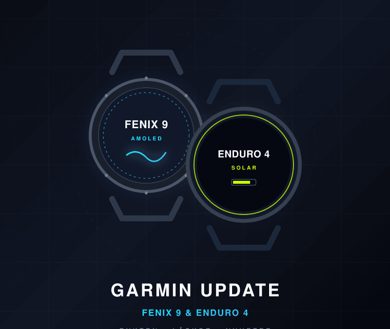 Garmin Fenix 9 och Garmin Enduro 4