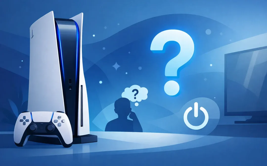 PS5 blått ljus – vad betyder det egentligen?