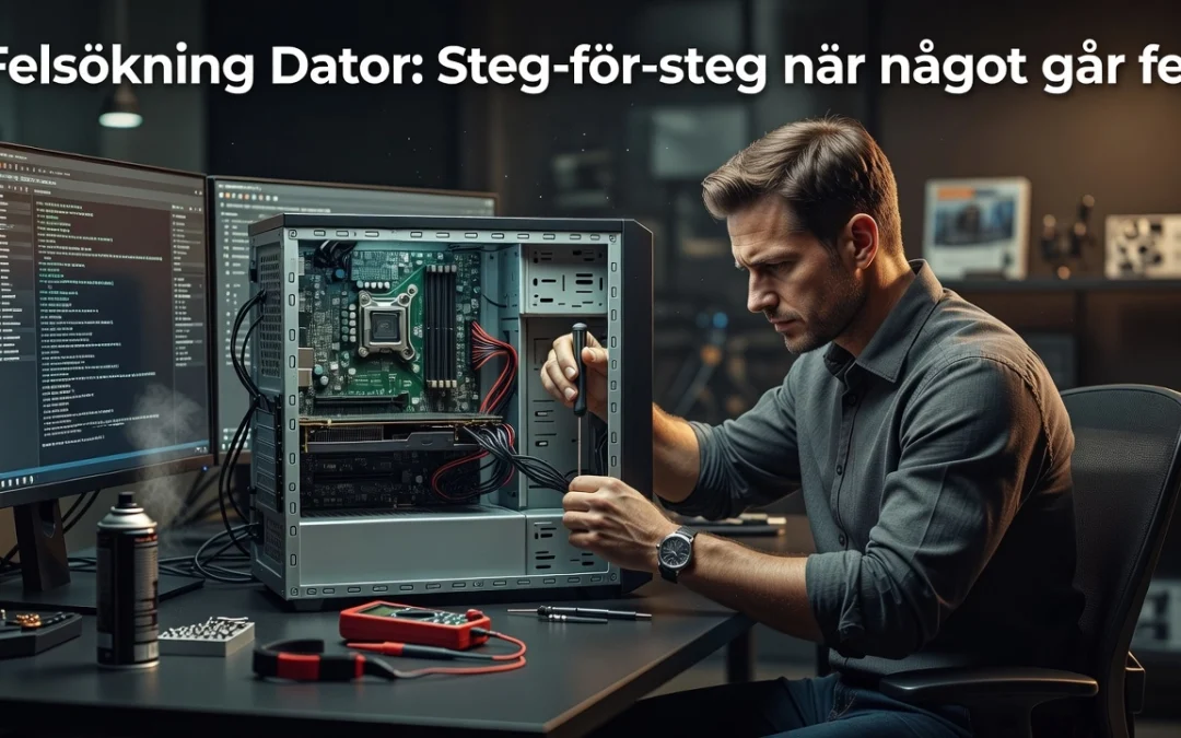 Felsökning Dator: Steg-för-steg när något går fel