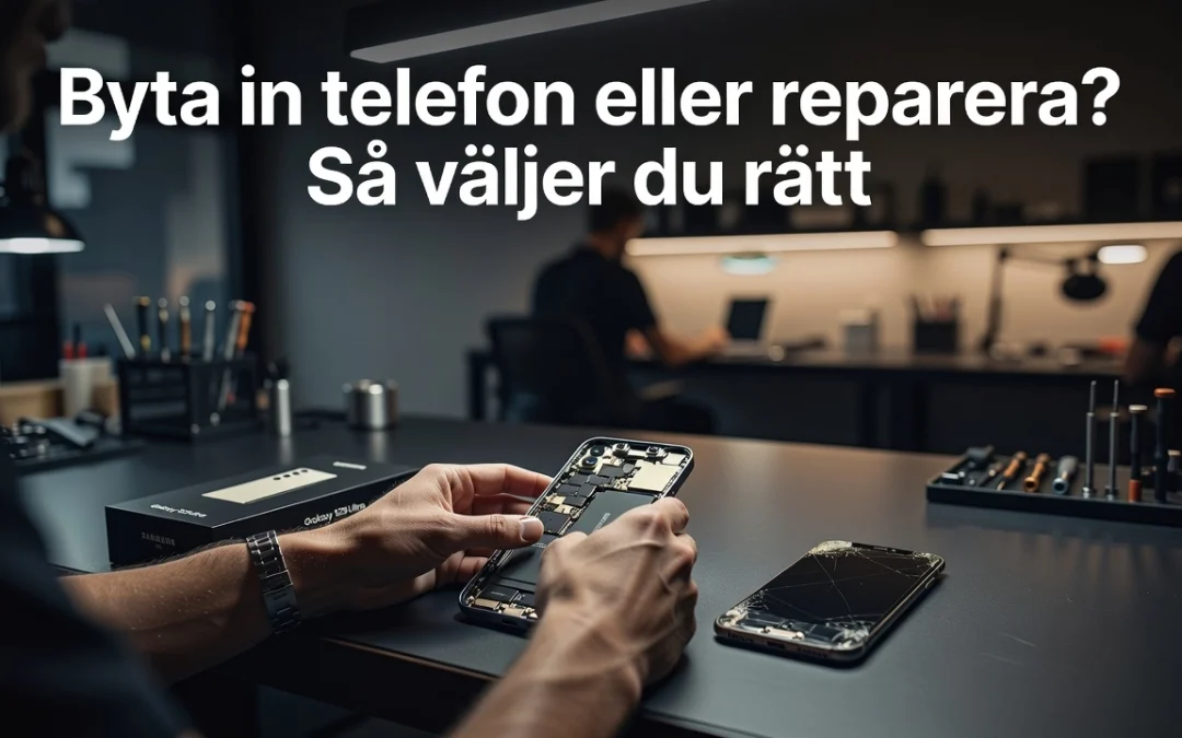 Byta in telefon eller reparera? Så väljer du rätt