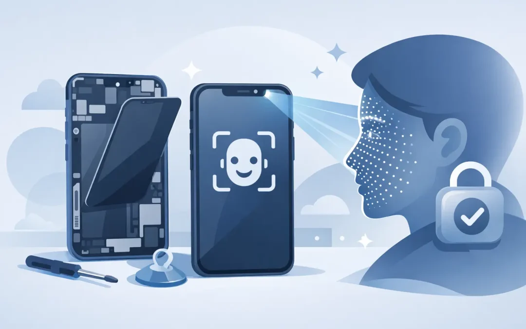 Fungerar Face ID efter skärmbyte på iPhone?