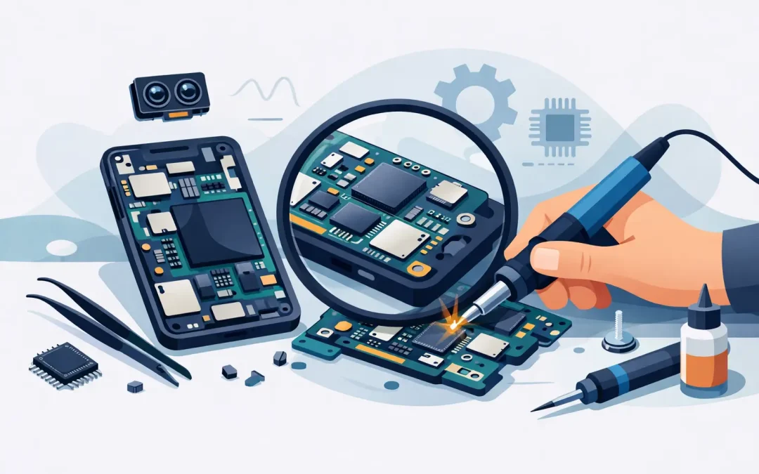 Guide till moderkortsreparation av mobil