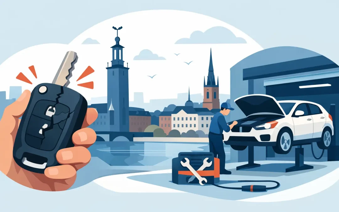 Laga bilnyckel i Stockholm – rätt fel kräver rätt verkstad