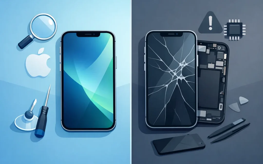 Originalskärm kontra tredjepartsskärm till iPhone