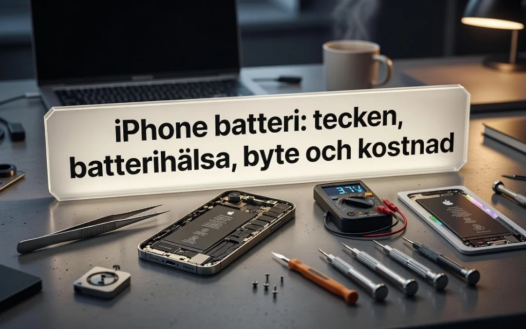iPhone batteri: tecken, batterihälsa, byte och kostnad